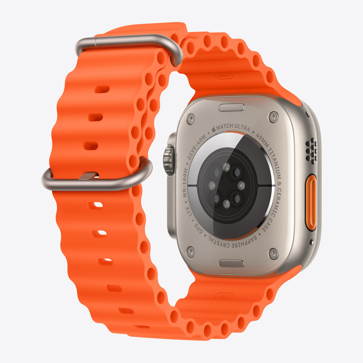 Armbandverlängerung für Smartwatch - 49 mm - 130 - 250 mm - orange – Ansicht 4