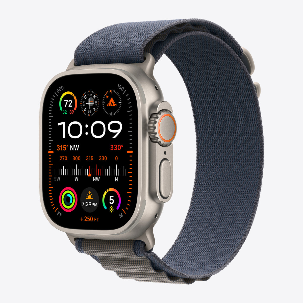 Loop für Smartwatch - 49 mm - Größe S - Blau – Ansicht 2