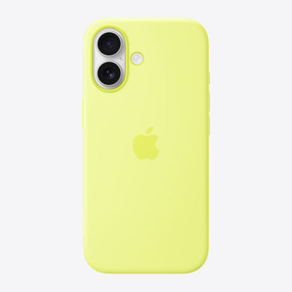 iPhone 17 Silicone Case with MagSafe – Neon Yellow