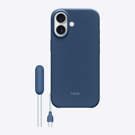 Beats iPhone 17 Kickstand Case mit MagSafe und Kamerasteuerung – Felsblau