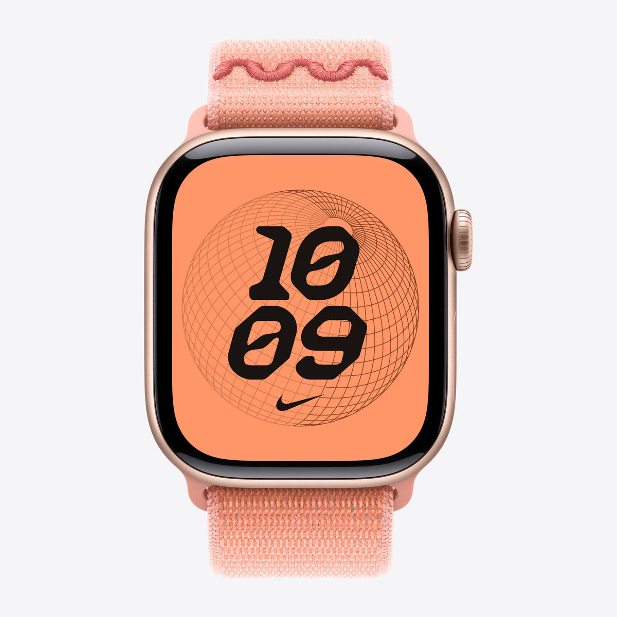 Apple Nike - Loop für Smartwatch - 42mm - 130 - 190 mm - Alpenglühen-Rosa - für Watch Hermès Series 7, Hermès Series 9, SE 3, Series 10, Series 11, Series 8, Series 9 – Ansicht 3