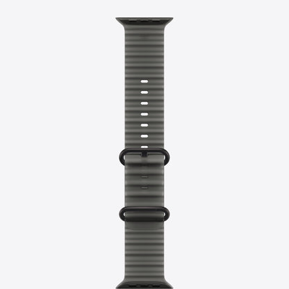 49 mm Ocean Armband Halbtransparentes Schwarz