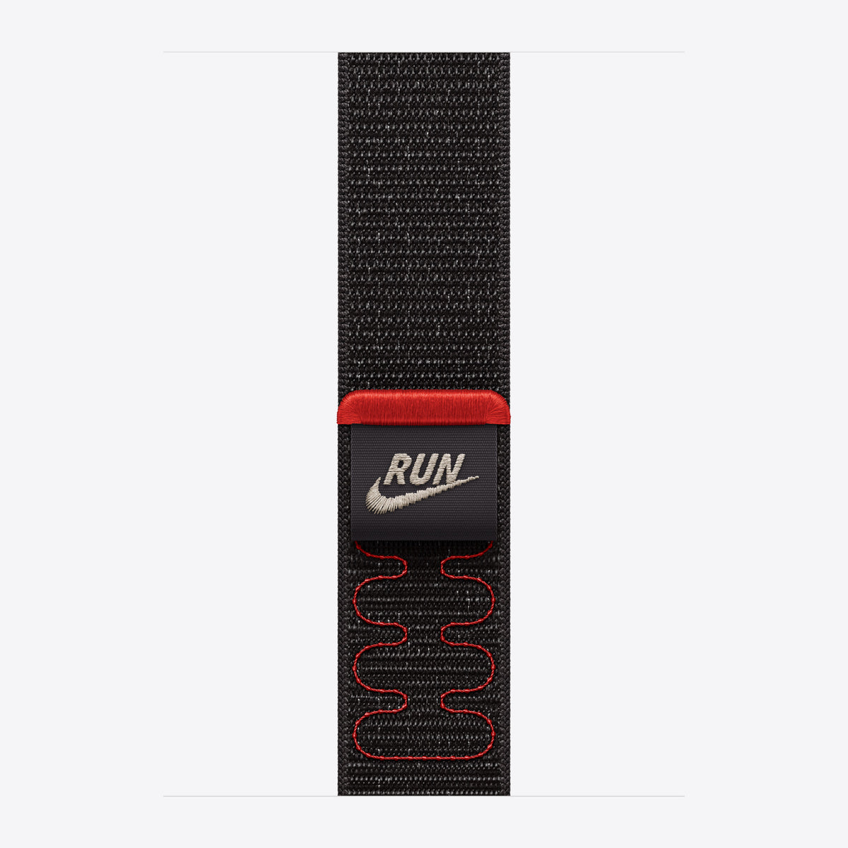 Apple Nike - Loop für Smartwatch - 46mm - 145 - 220 mm - schwarz - für Watch Hermès Series 9, SE 3, Series 10, Series 11, Series 8, Series 9, Ultra 2, Ultra 3