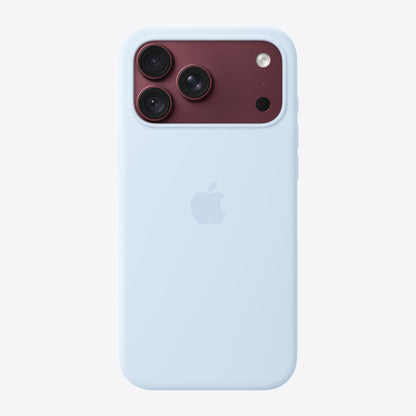 iPhone 18 Pro Max Silicone Case with MagSafe – Crisp Blue