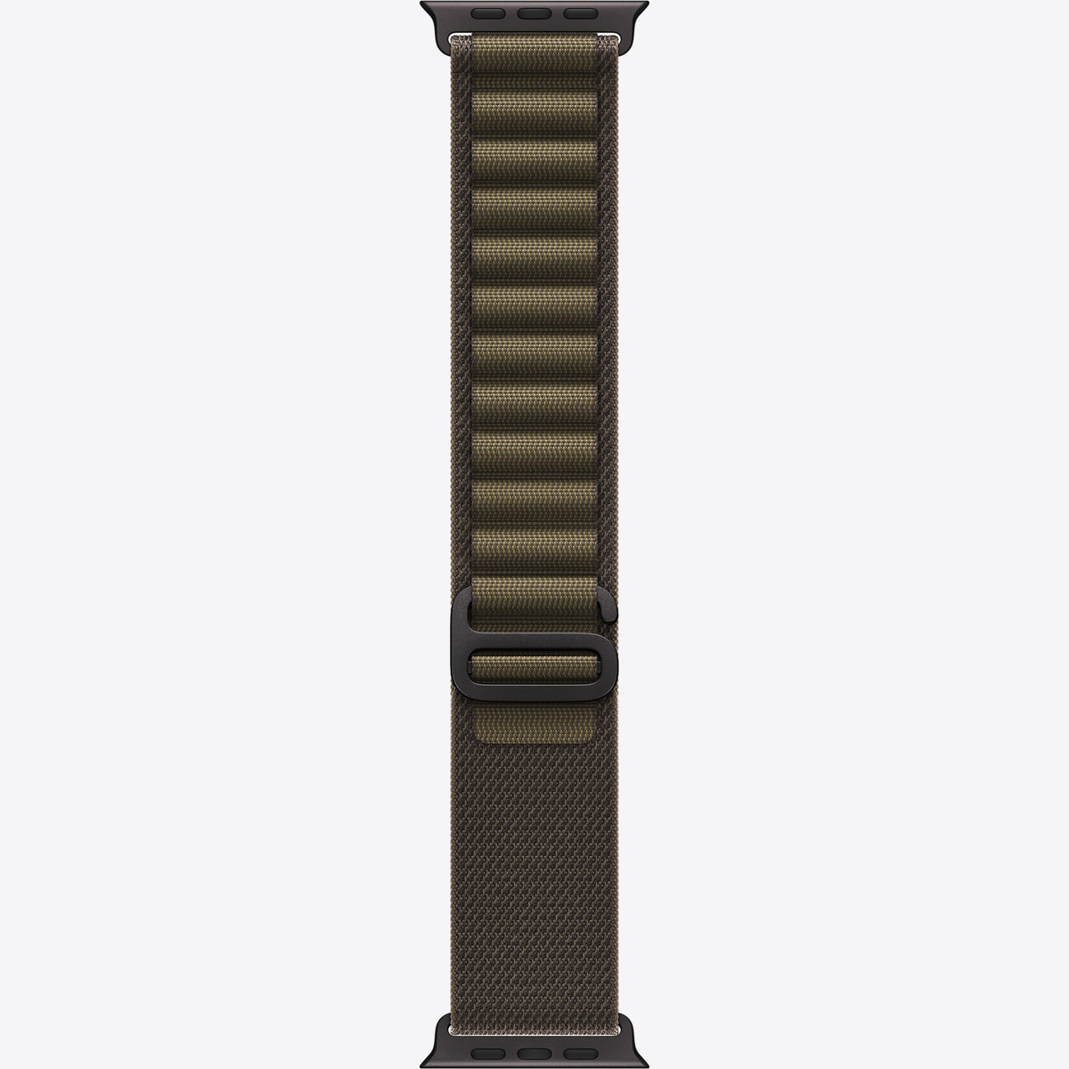 49mm Dark Olive Alpine Loop – Medium Black Titanium
