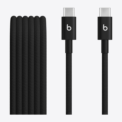 Beats USB-C to USB-C Woven Cable (1.5 m / 5 ft) – Bolt Black