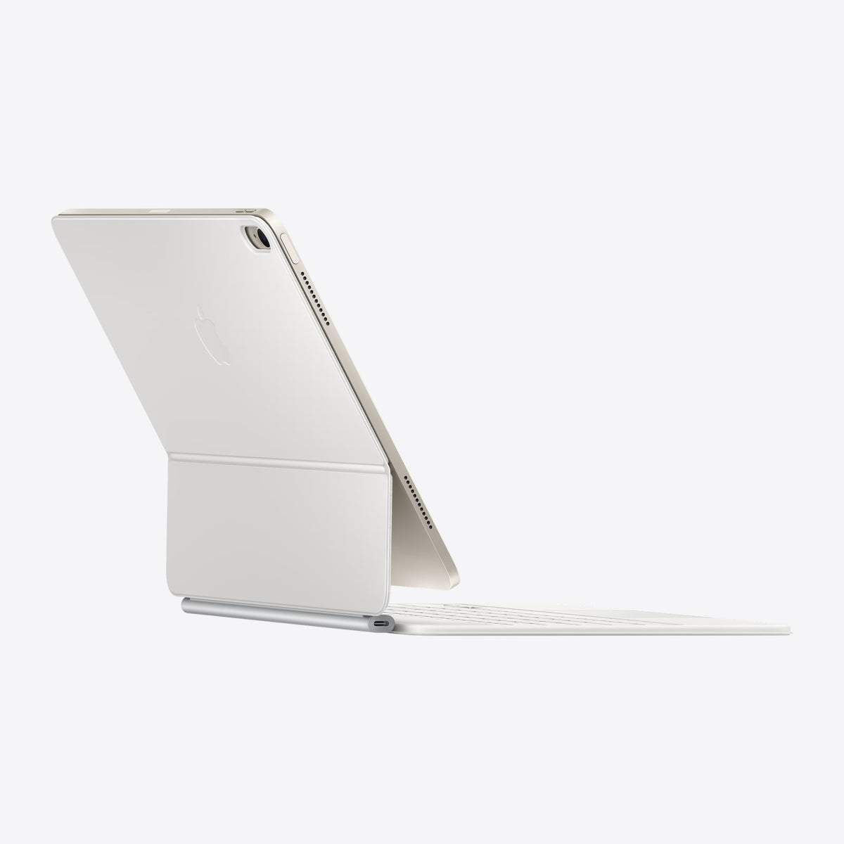 Magic Keyboard for iPad Air 13-inch (M4) – German – White – Rear view