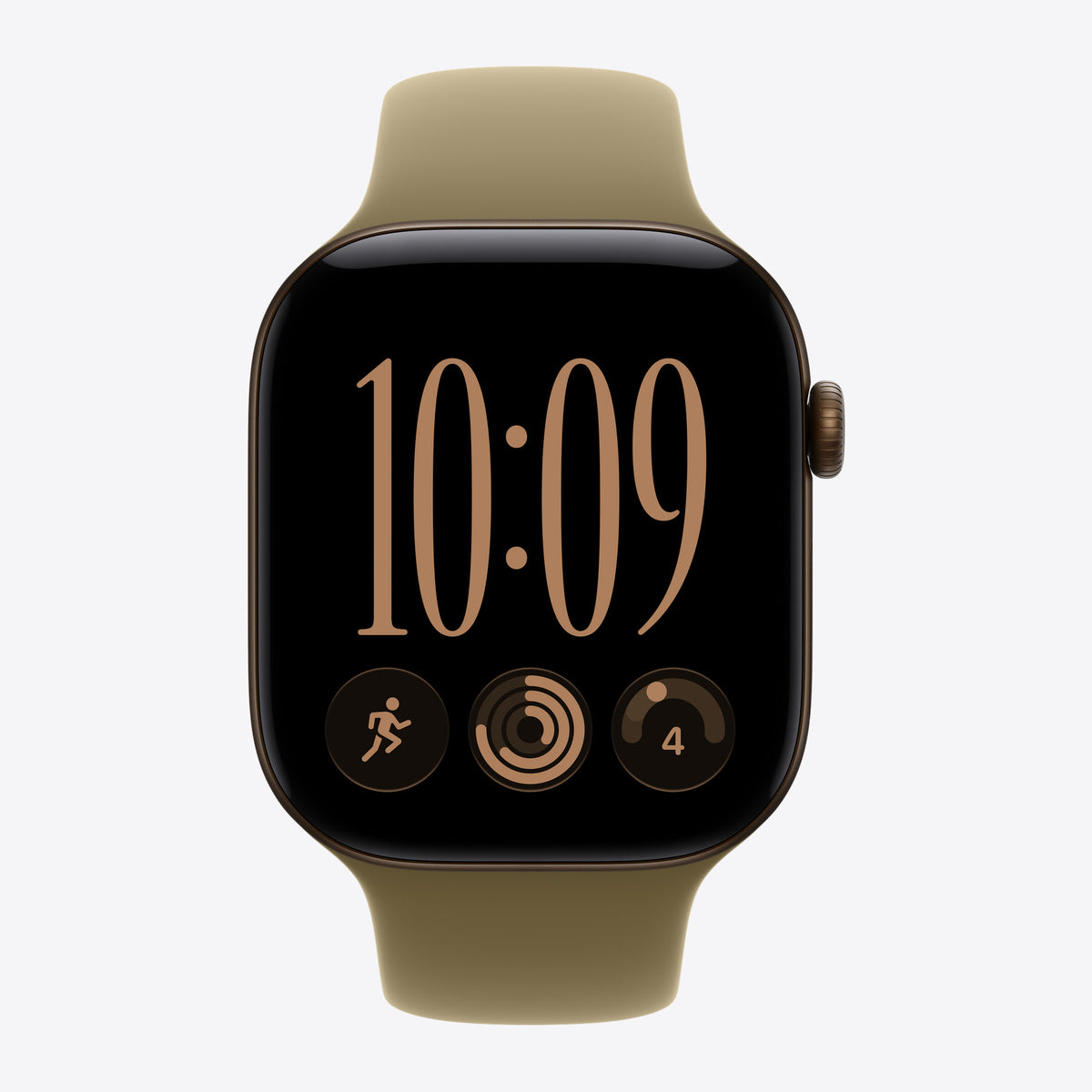 46 mm Sportarmband Oliv – M/L – Ansicht 3
