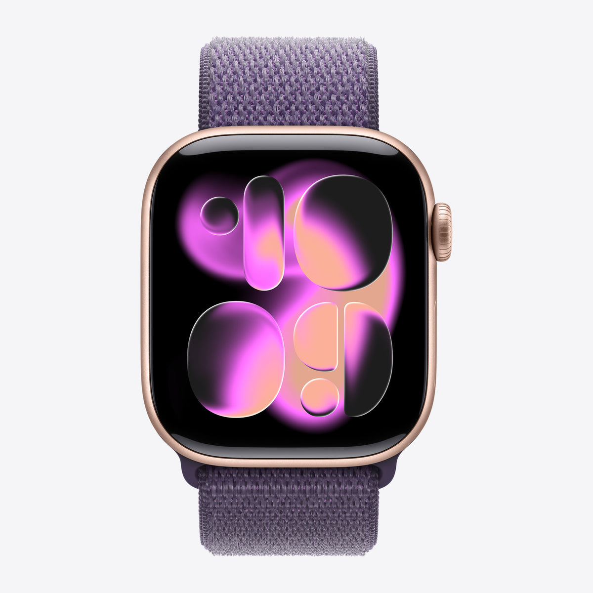 Loop für Smartwatch - 42mm - 130 - 200 mm - lila Nebel - für Watch Hermès Series 7, Hermès Series 9, SE 3, Series 10, Series 11, Series 8, Series 9 – Ansicht 3