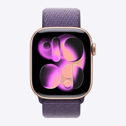 Loop für Smartwatch - 42mm - 130 - 200 mm - lila Nebel - für Watch Hermès Series 7, Hermès Series 9, SE 3, Series 10, Series 11, Series 8, Series 9