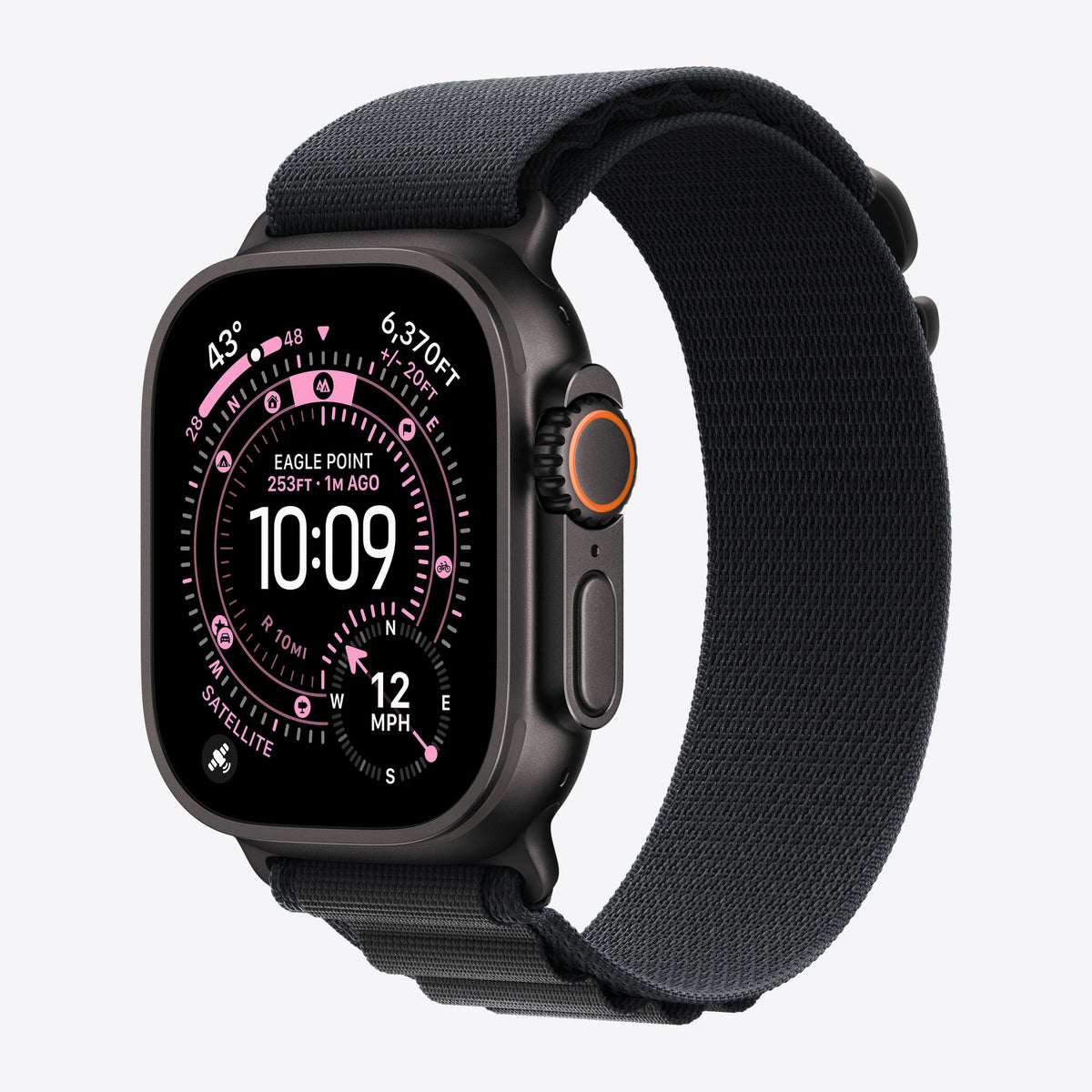 Loop für Smartwatch - 49 mm, schwarze Titanfassung - Größe S - Schwarz - für Watch Hermès Series 9, SE 3, Series 10, Series 11, Series 8, Series 9, Ultra 2, Ultra 3 – Ansicht 2