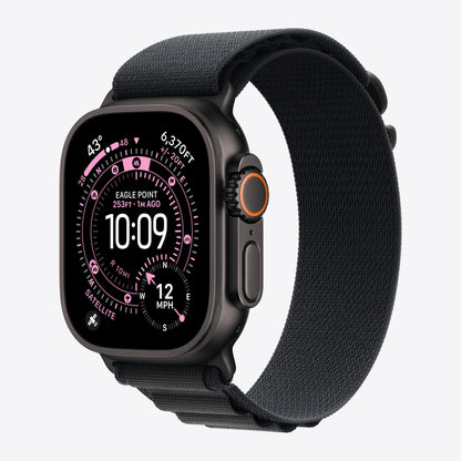 Loop für Smartwatch - 49 mm, schwarze Titanfassung - Größe S - Schwarz - für Watch Hermès Series 9, SE 3, Series 10, Series 11, Series 8, Series 9, Ultra 2, Ultra 3