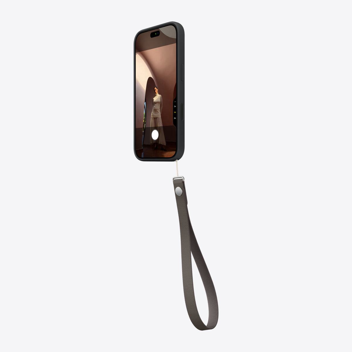 Wrist Strap – Taupe – Side view