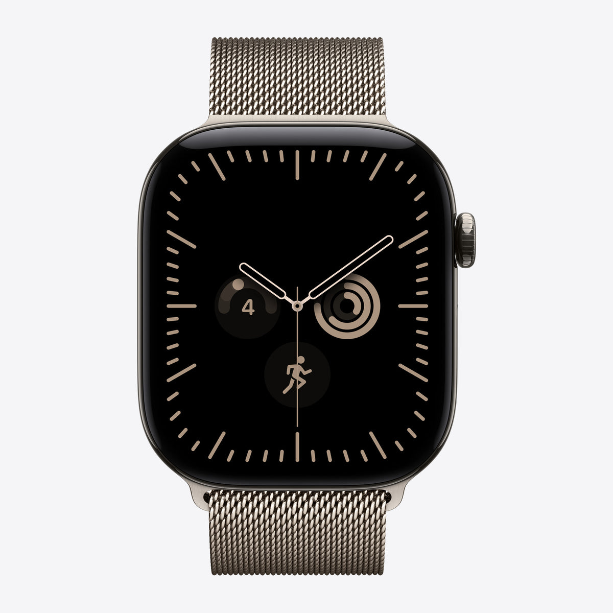 46 mm Milanaise Armband Natur – S/M – Ansicht 3