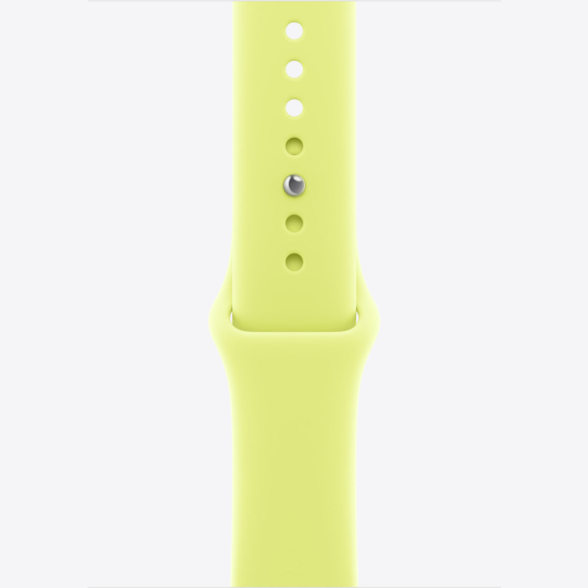 Armband für Smartwatch - 46mm - Größe S/M - Neongelb - für Watch Hermès Series 9, SE 3, Series 10, Series 11, Series 8, Series 9, Ultra 2, Ultra 3