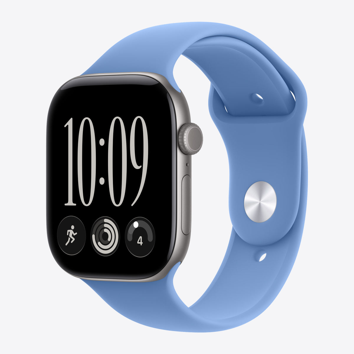 46 mm Sportarmband Hyazinthenblau – S/M – Ansicht 2
