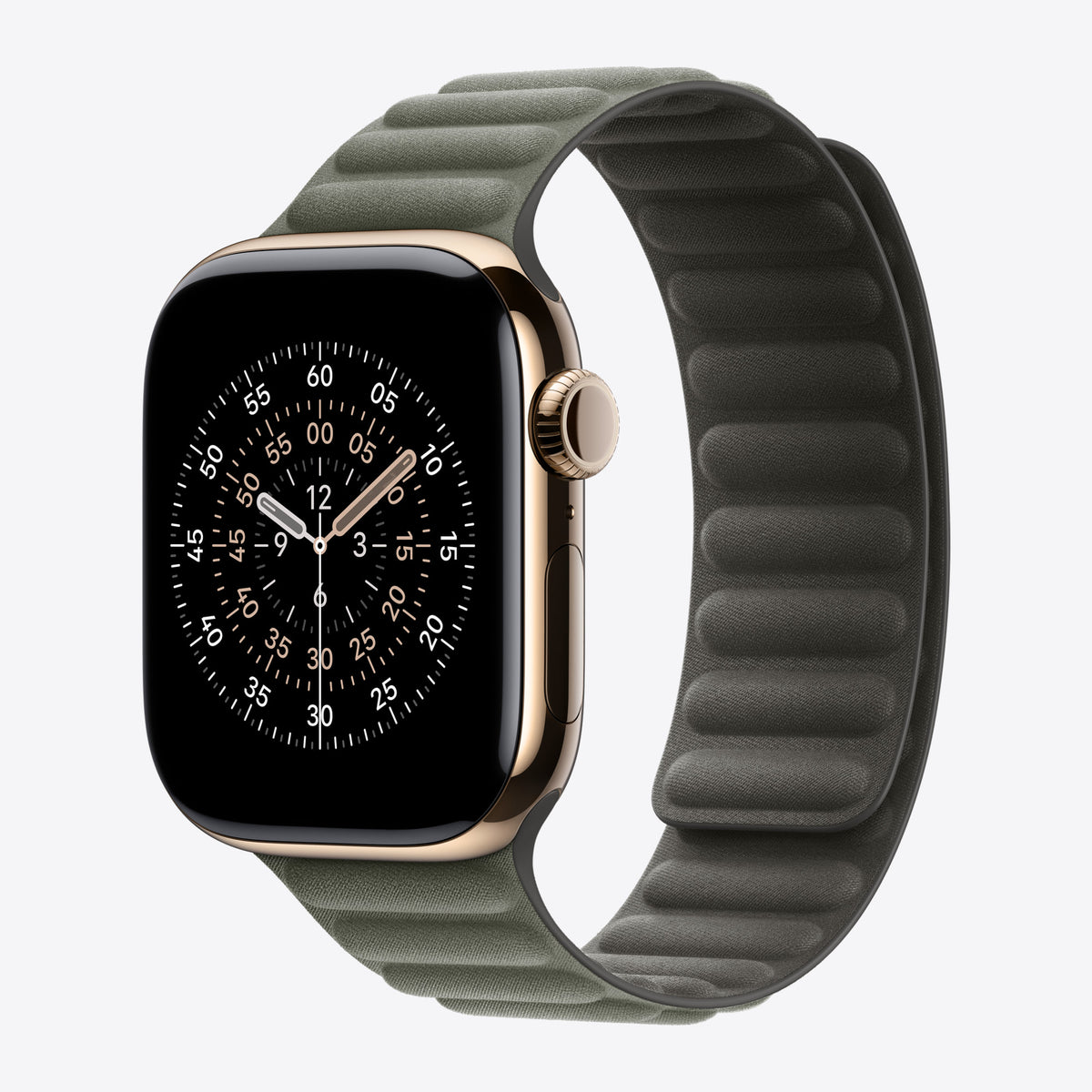 Uhrarmband für Smartwatch - 42mm - Größe S/M - Sage Gray - für Watch Hermès Series 7, Hermès Series 9, SE 3, Series 10, Series 11, Series 8, Series 9 – Ansicht 2