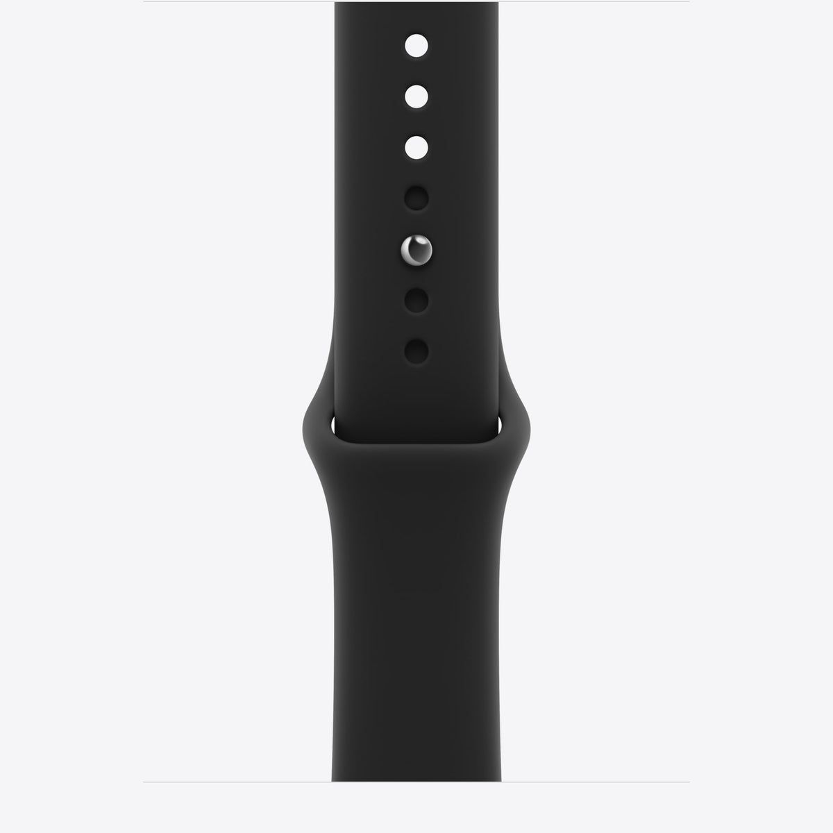 46 mm Sportarmband Schwarz – S/M