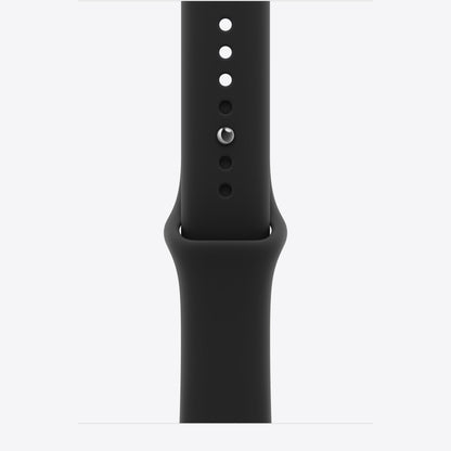 46 mm Sportarmband Schwarz – S/M