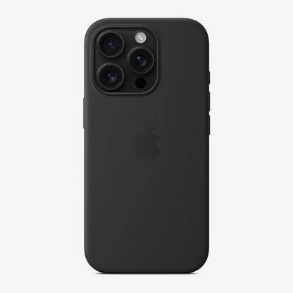 iPhone 16 Pro Silicone Case with MagSafe – Black