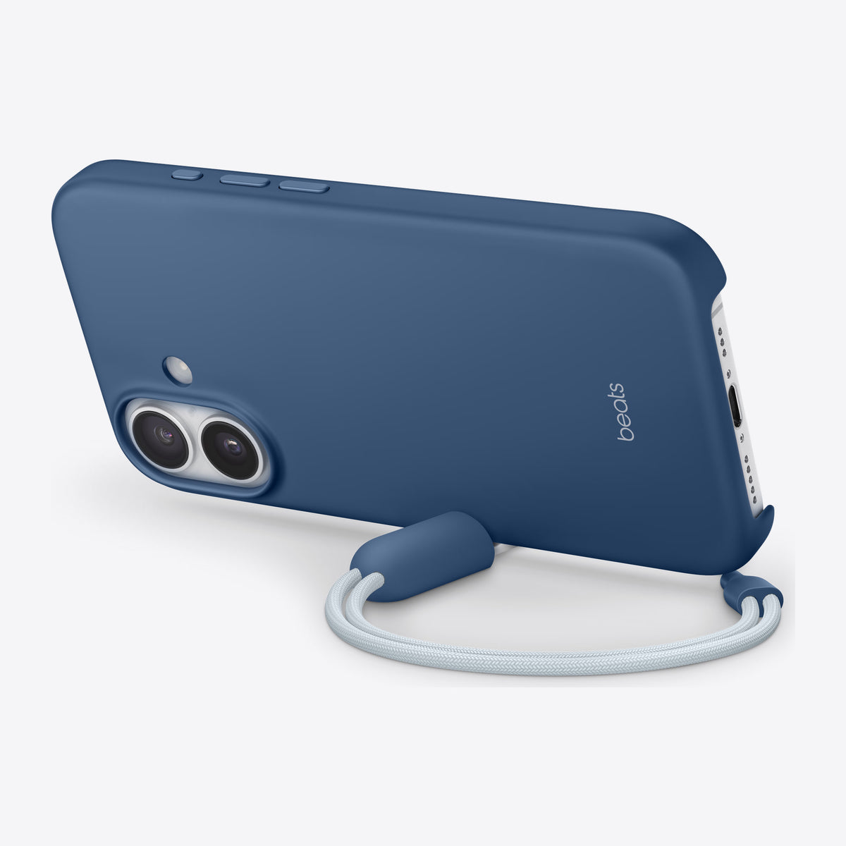Beats iPhone 17 Kickstand Case with MagSafe and Camera Control – Bedrock Blue – Rear view