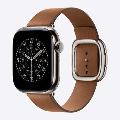Uhrarmband für Smartwatch - 42mm - Größe S - Caramel - für Watch Hermès Series 7, Hermès Series 9, SE 3, Series 10, Series 11, Series 8, Series 9