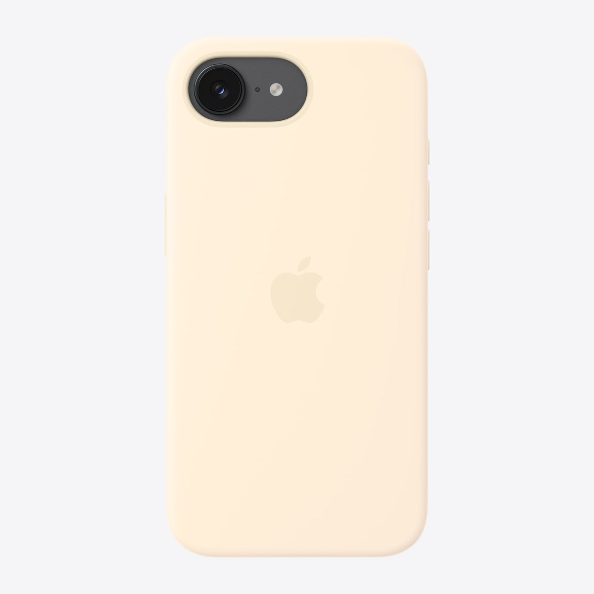 iPhone 17e Silicone Case with MagSafe – Vanilla – Back