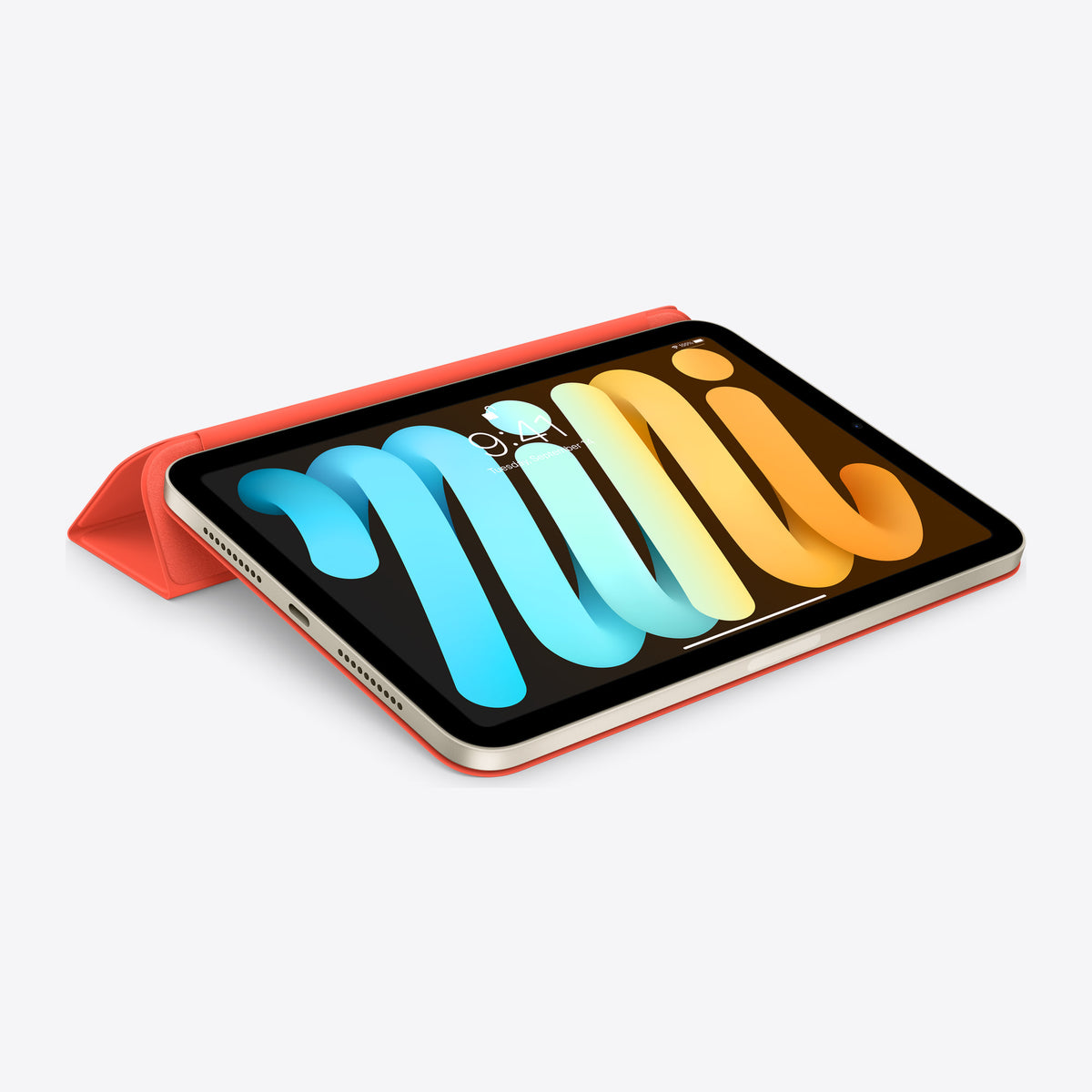 Apple Smart - Flip-Hülle für Tablet - Electric Orange - für iPad mini (6. Generation) – View 3