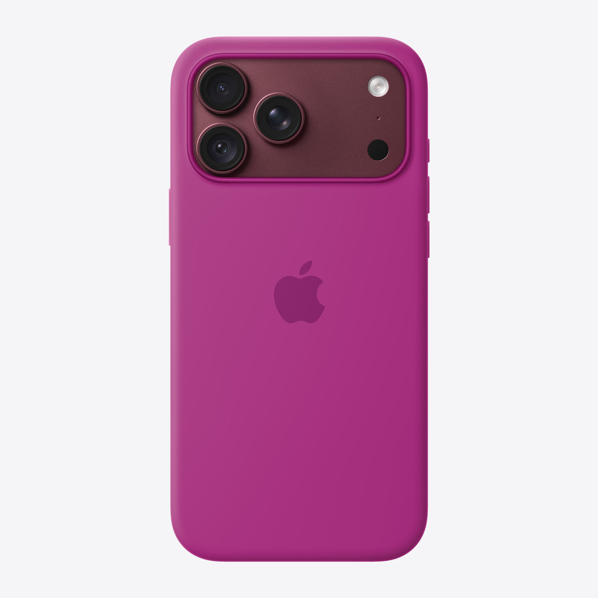 iPhone 18 Pro Max Silicone Case with MagSafe – Magenta