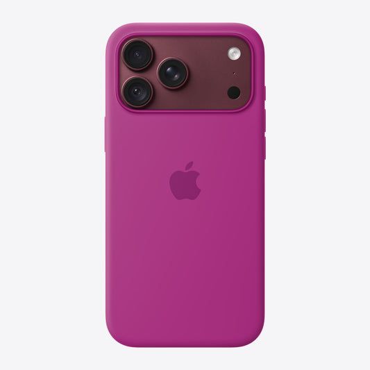 iPhone 18 Pro Max Silikon Case mit MagSafe – Magenta