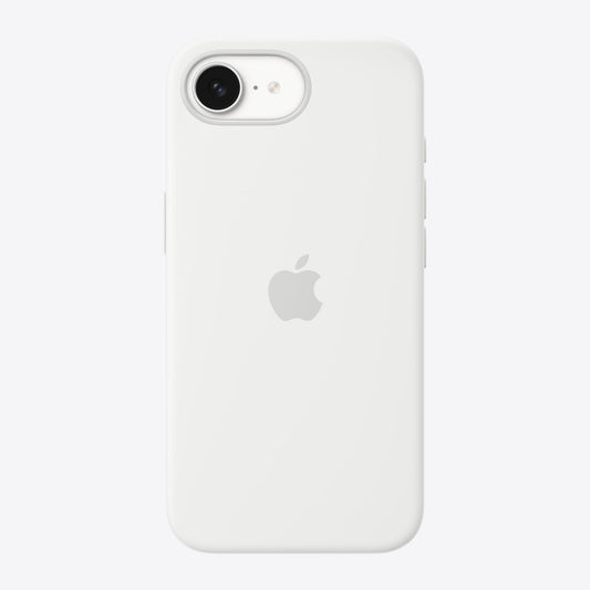 iPhone 16e Silikon Case – Weiß · Weiß