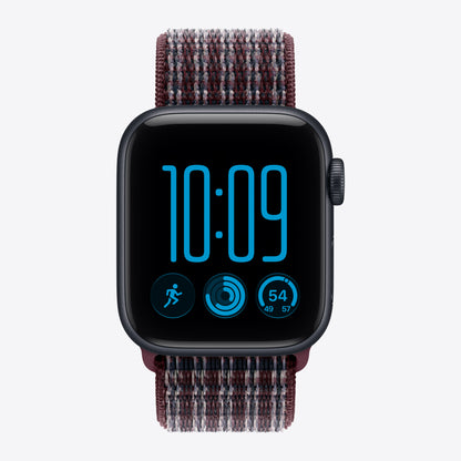 40mm Burgundy Plaid Sport Loop