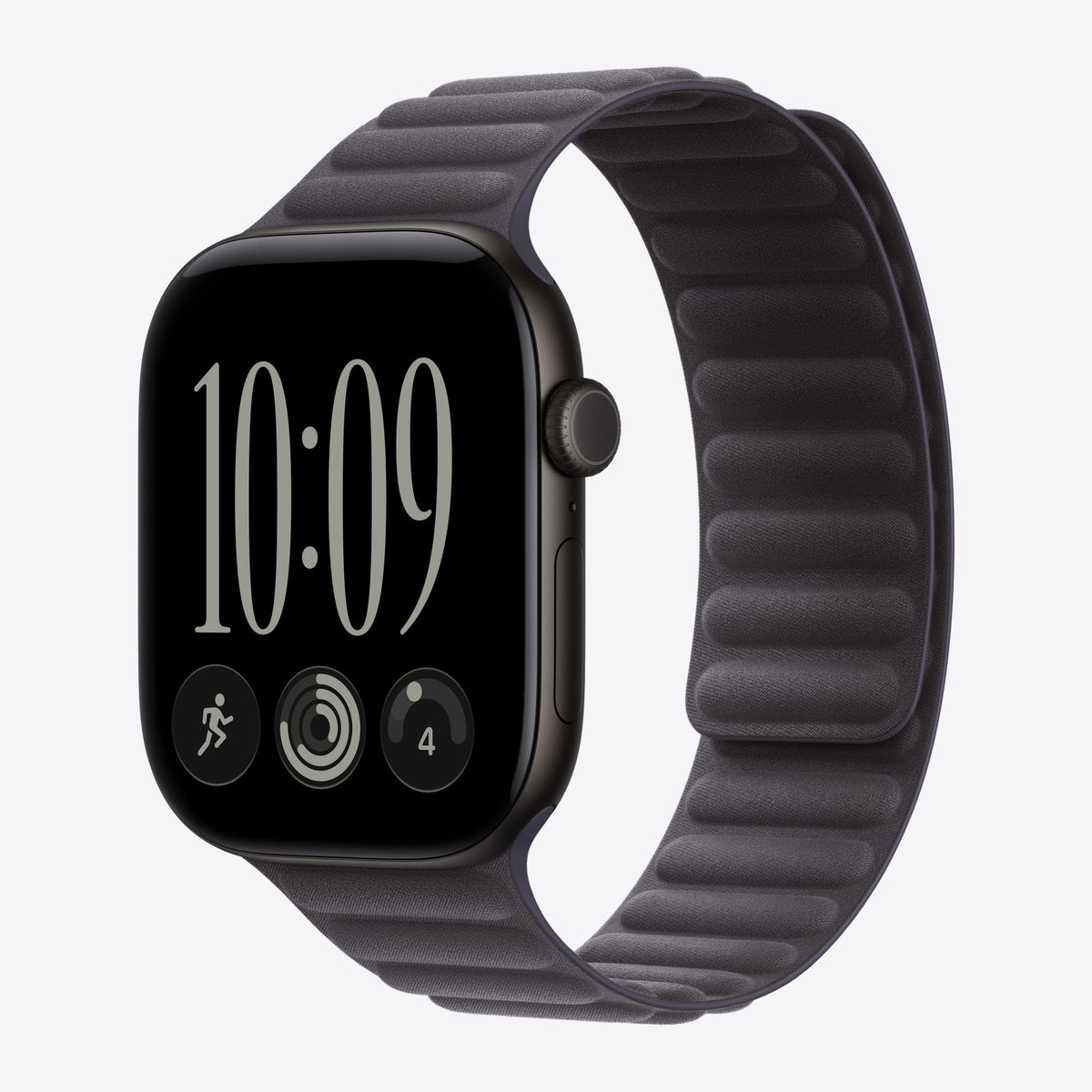 46 mm Armband mit Magnetverschluss Mitternacht – M/L – Ansicht 2