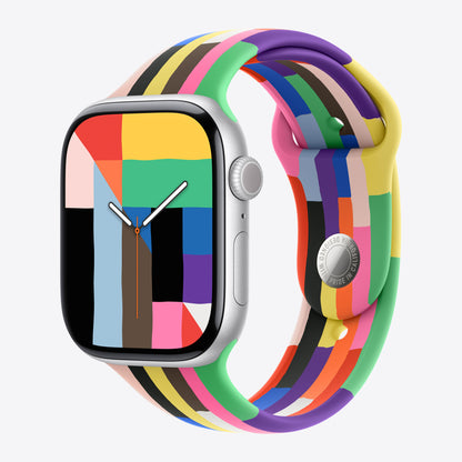 Pride Edition - Armband für Smartwatch - 46mm - M/L (für Handgelenke 160 - 210 mm) - für Watch Hermès Series 9, SE 3, Series 10, Series 11, Series 8, Series 9, Ultra 2, Ultra 3