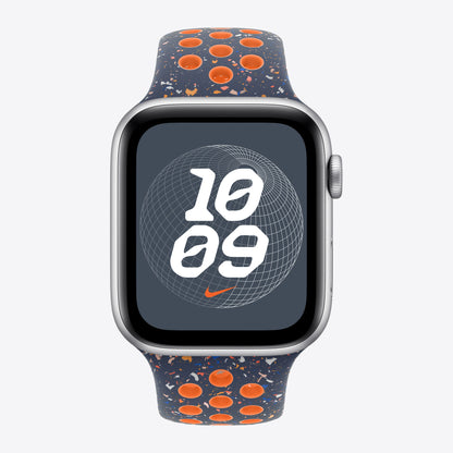 Apple Nike - Uhrarmband für Smartwatch - 46mm - Größe S/M - Blue Flame