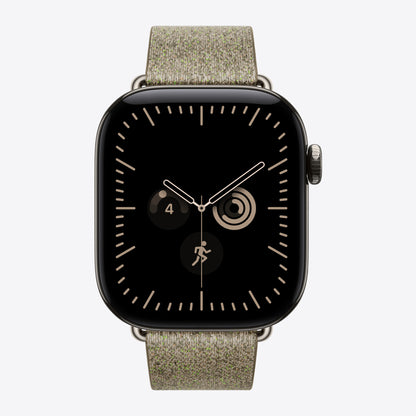 42 mm Armband mit Moderner Schließe Salbei – Small