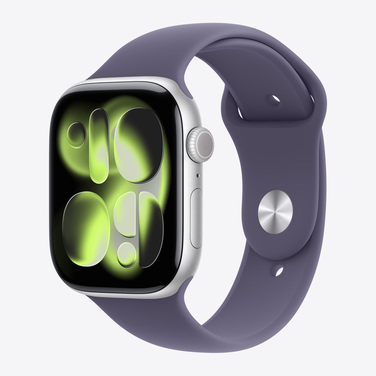 Armband für Smartwatch - 46mm - M/L (für Handgelenke 160 - 210 mm) - lila Nebel - für Watch Hermès Series 9, SE 3, Series 10, Series 11, Series 8, Series 9, Ultra 2, Ultra 3 – Ansicht 2