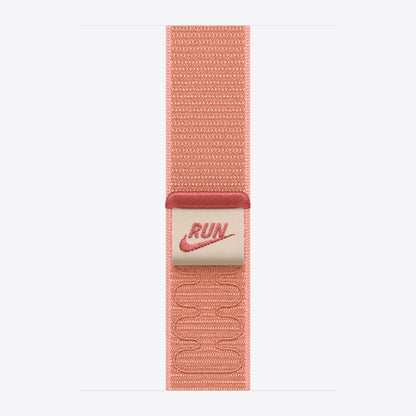 Apple Nike - Loop für Smartwatch - 46mm - 145 - 220 mm - Alpenglühen-Rosa - für Watch Hermès Series 9, SE 3, Series 10, Series 11, Series 8, Series 9, Ultra 2, Ultra 3