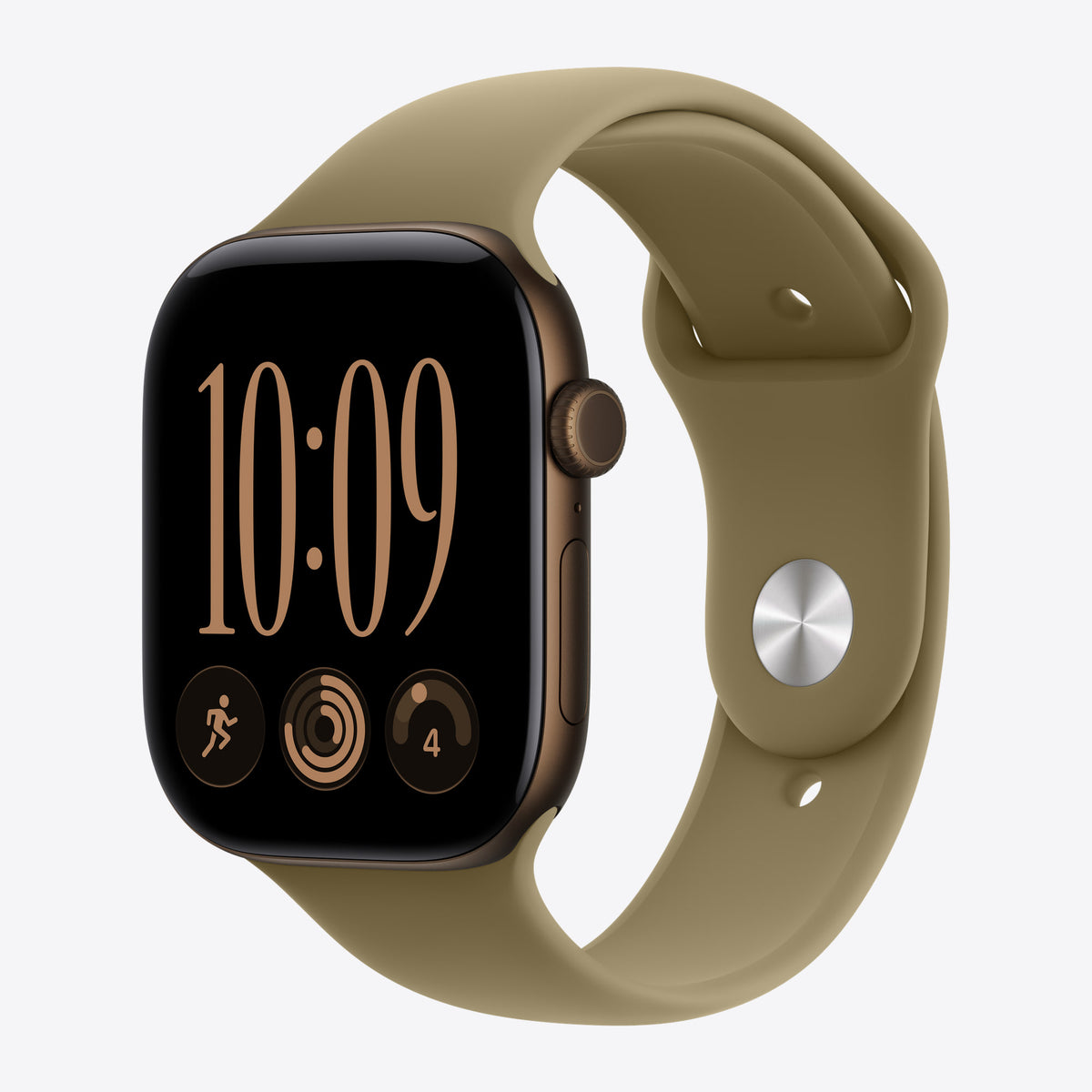 46 mm Sportarmband Oliv – M/L – Ansicht 2