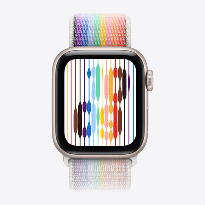 Pride Edition - Loop für Smartwatch - 41 mm - 130 - 200 mm - für Watch Hermès Series 7, Hermès Series 9, SE 3, Series 10, Series 11, Series 8, Series 9