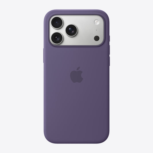iPhone 17 Pro Max Silikon Case mit MagSafe – Nebelviolett