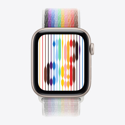 Pride Edition - Loop für Smartwatch - 45 mm - 145 - 220 mm - für Watch Hermès Series 9, SE 3, Series 10, Series 11, Series 8, Series 9, Ultra 2, Ultra 3