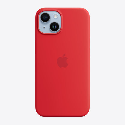 iPhone 14 Silicone Case with MagSafe – (PRODUCT)RED