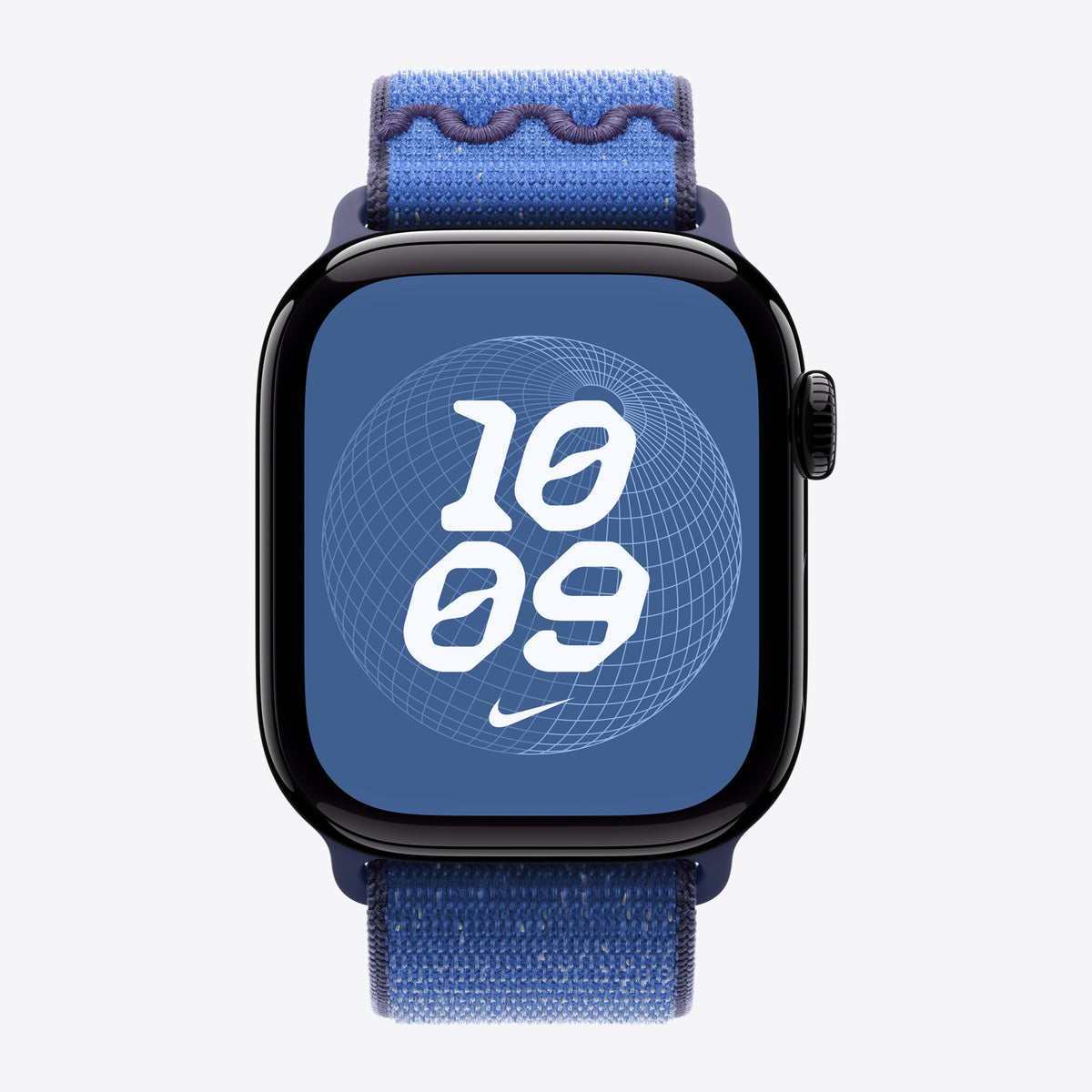 Apple Nike - Loop for Smartwatch - 42mm - 130 - 190mm - blaues Band - for Watch Hermès Series 7, Hermès Series 9, SE 3, Series 10, Series 11, Series 8, Series 9 – View 3