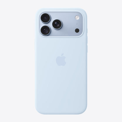 iPhone 18 Pro Max Silicone Case with MagSafe – Crisp Blue