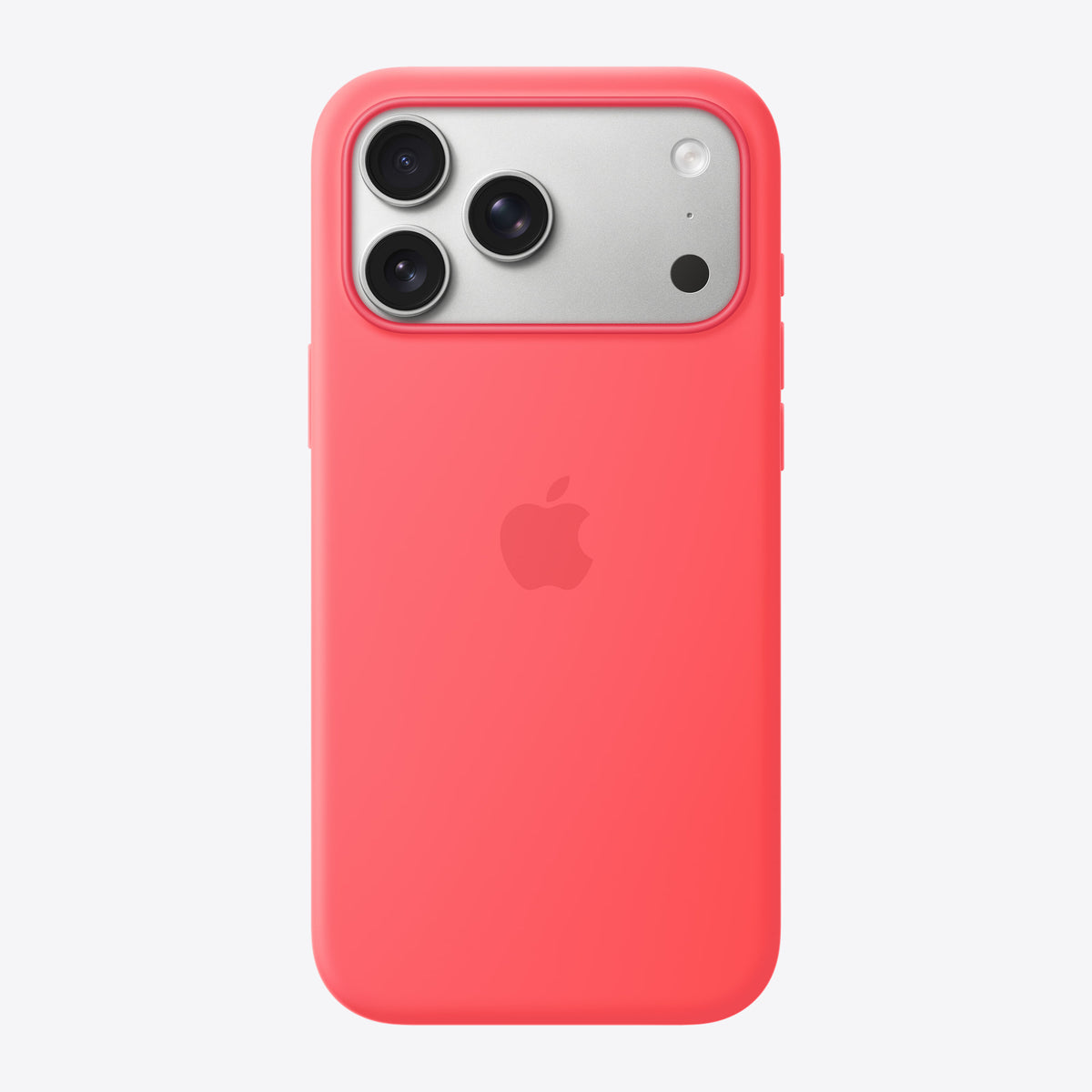 iPhone 17 Pro Max Silicone Case with MagSafe – Bright Guava