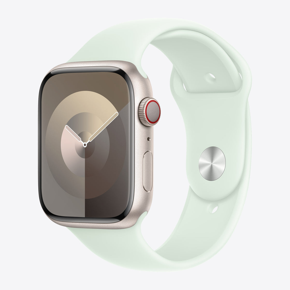 Armband für Smartwatch - 45 mm - M/L (für Handgelenke 160 - 210 mm) - Weiche Minze – Ansicht 2
