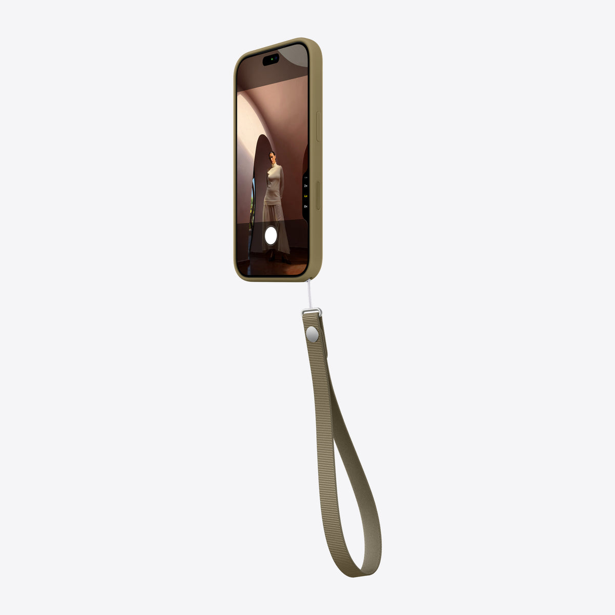 Wrist Strap – Olive – Side view
