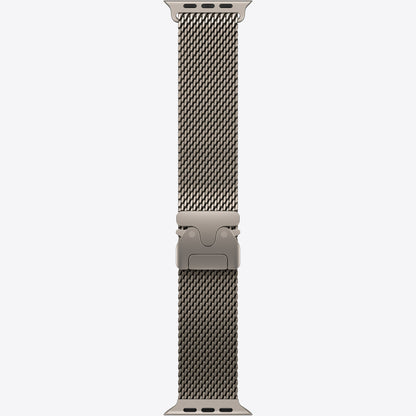 Loop für Smartwatch - 49 mm, Titan - Größe S - Natural - für Watch Hermès Series 9, SE 3, Series 10, Series 11, Series 8, Series 9, Ultra 2, Ultra 3