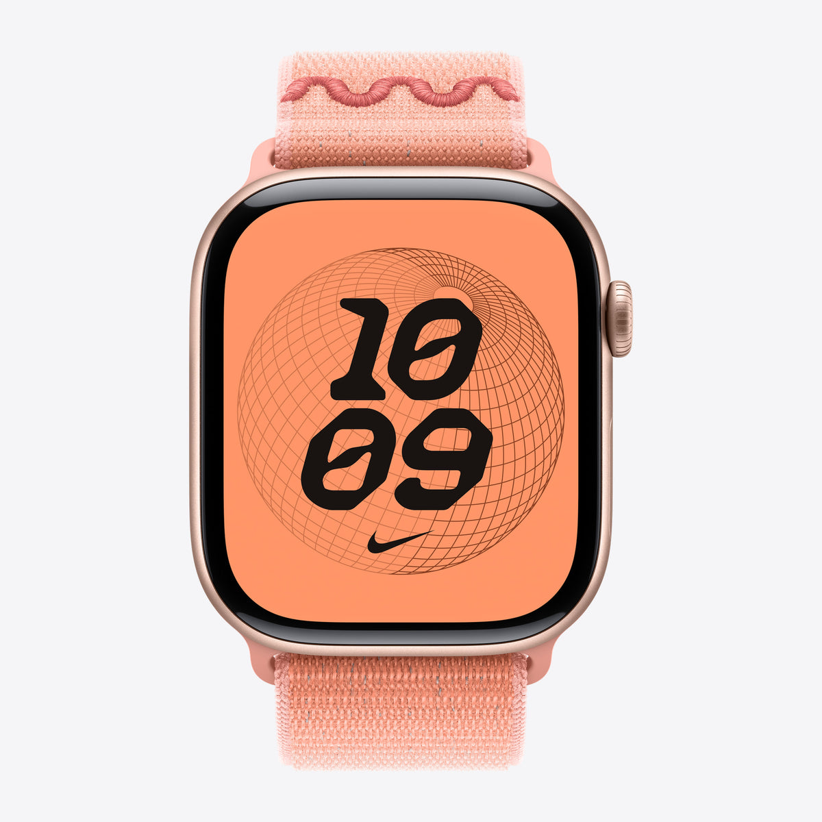 Apple Nike - Loop für Smartwatch - 46mm - 145 - 220 mm - Alpenglühen-Rosa - für Watch Hermès Series 9, SE 3, Series 10, Series 11, Series 8, Series 9, Ultra 2, Ultra 3 – Ansicht 3